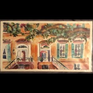 12.5" X 22.75" Watercolor Painting by Lisa Freidus